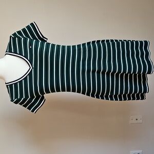Tommy Hilfiger S/P Striped Tee Shirt Dress Cotton Preppy Coastal Eco Friendly